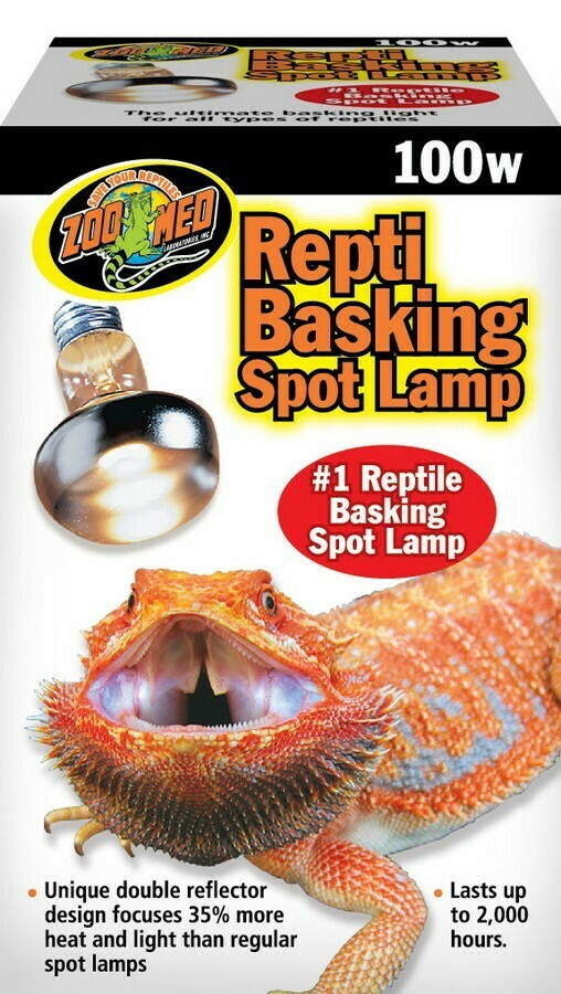 ZOOMED- REPTI BASKING 100W