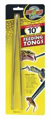 ZOOMED- FEEDING TONGS 10"