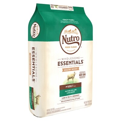 NUTRO DOG LAMB & RICE HEALTHY WEIGHT 13.6KG.