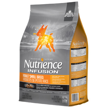 NUTRIENCE INFUSION DOG CHICKEN SM BREED 2.27KG.