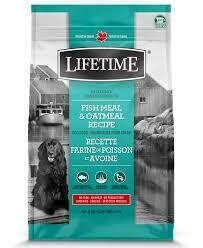 LIFETIME DOG FISH & OATMEAL 11.4KG.