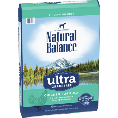 NATURAL BALANCE DOG ULTRA GRAIN FREE CHICKEN 10.9KG.