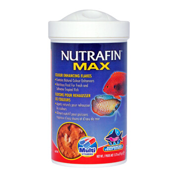 NUTRAFIN TROPICAL COLOUR ENCHANCING FLAKES 77G.