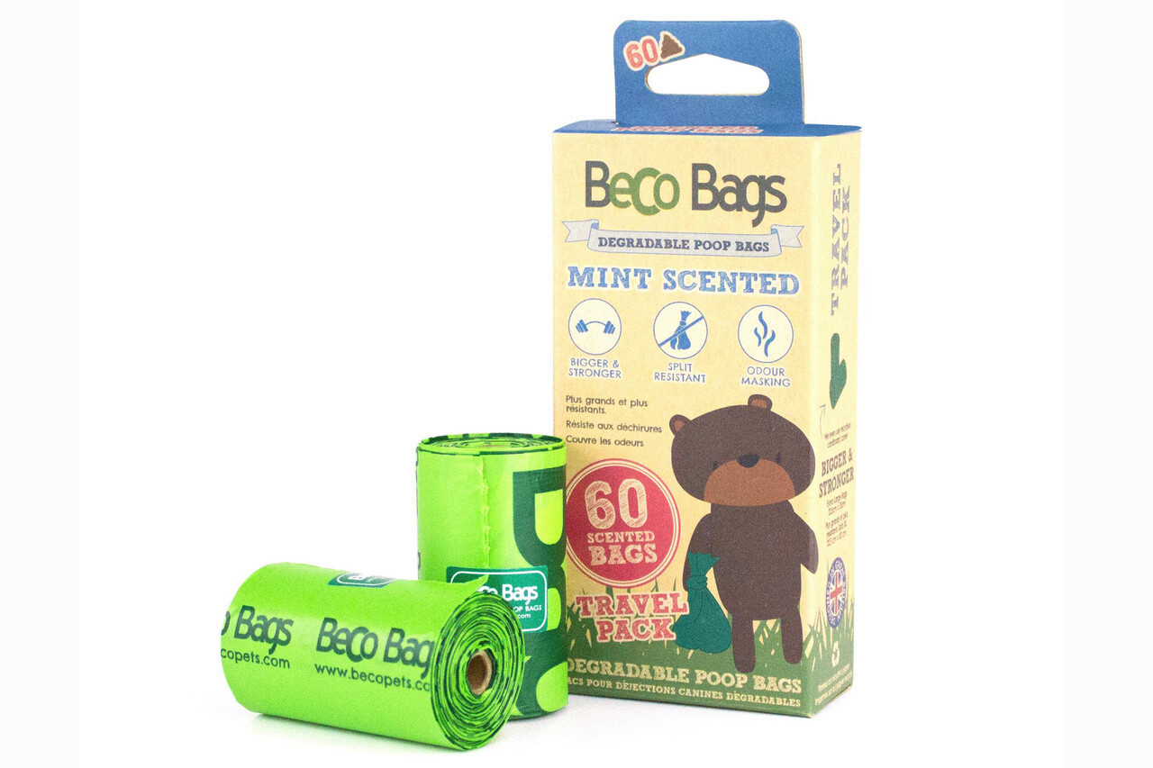 BECO BAGS MINT SCENT TRAVEL 60 PK.