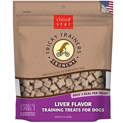 CRUNCHY TRICKY TRAINERS-LIVER 8OZ.