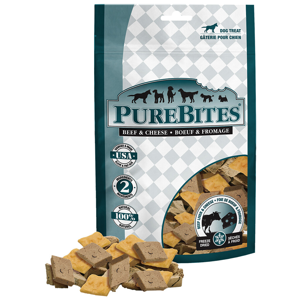 PURE BITES BEEF & CHEESE 120GM.