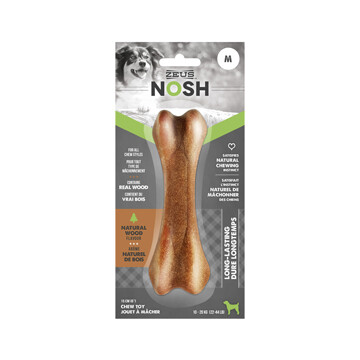 ZEUS NOSH CHEW NATURAL WOOD FLAVOR MED.