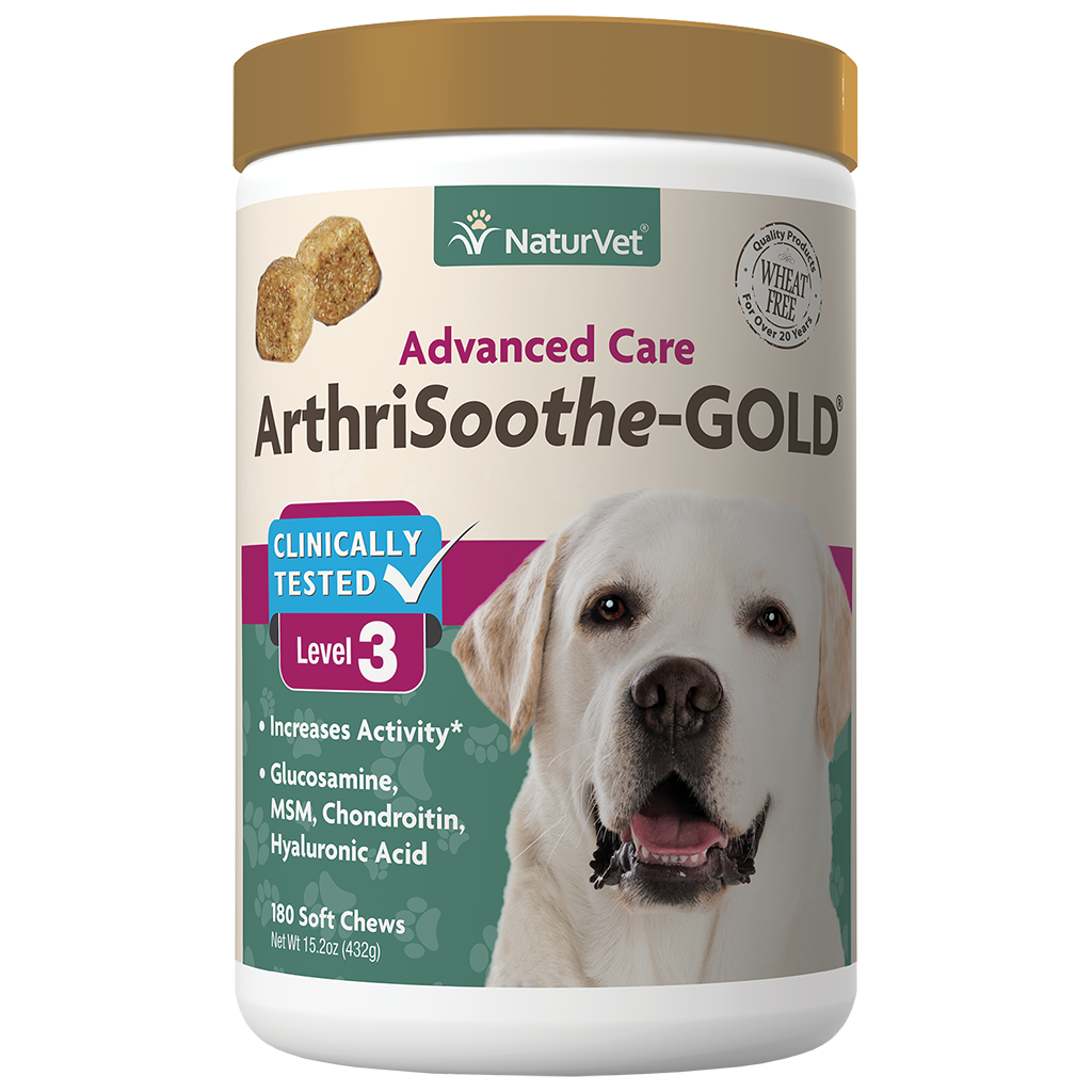 NATURVET ARTHRISOOTHE GOLD SOFT CHEW 180CT.