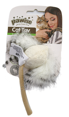 PAWISE CRAZY EAR MOUSE CAT TOY.