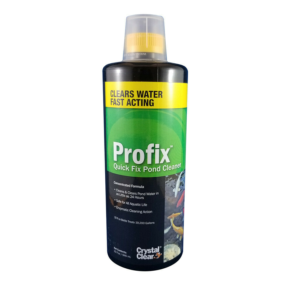CRYSTAL CLEAR PROFIX QUICK FIX POND CLEANER 32OZ.