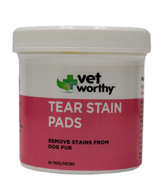 VET WORTHY TEAR STAIN PADS 90CT.