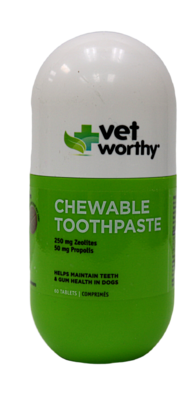 VET WORTHY TABLET TOOTHPASE 60CT.