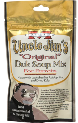UNCLE JIMS ORIGINAL DUK SOUP FOR FERRETS 4.5OZ.