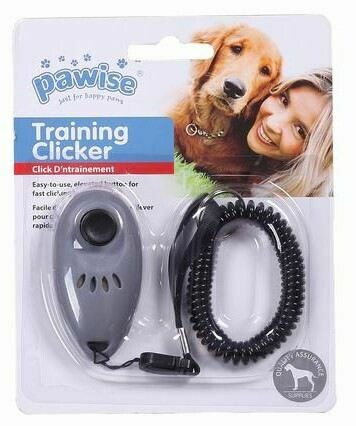 PAWISE TRAINING CLICKER GREY.