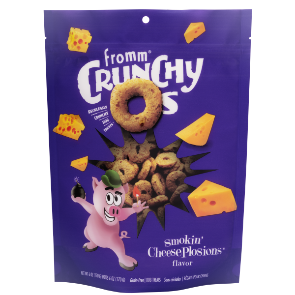 FROMM CRUNCHY O'S SMOKIN CHEESEPLOSIONS 6OZ.
