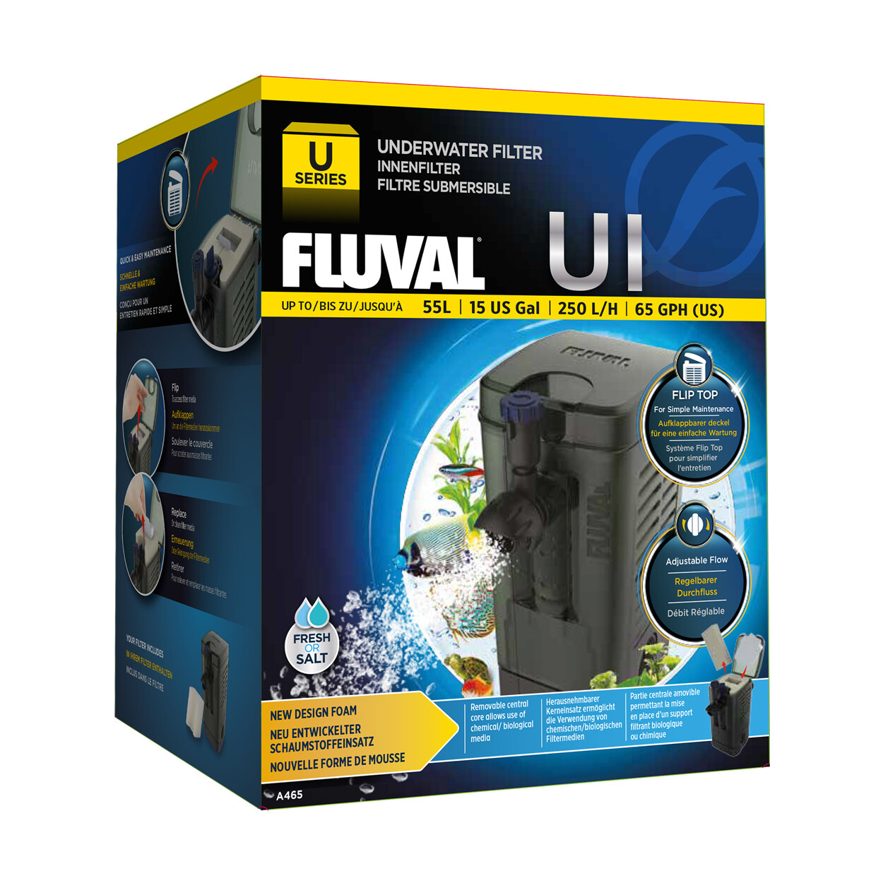 FLUVAL U1 UNDERWATER FILTER 15G.
