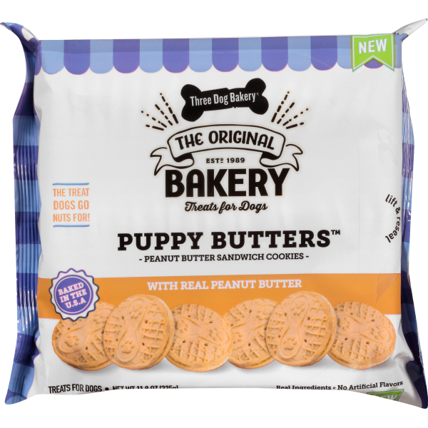 3 DOG BAKERY  PUPPY BUTTERS 11OZ
