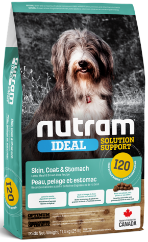 NUTRAM DOG I20 SKIN COAT & STOMACH 
11.4KG