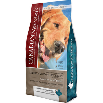 CANADIAN NATURALS DOG CHICKEN & BROWN RICE 13.6KG.