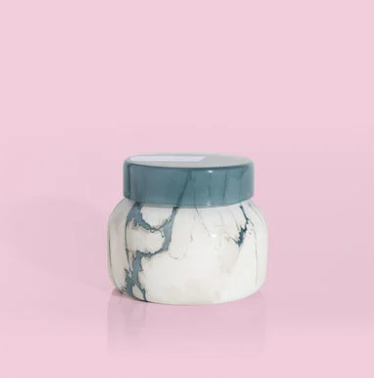CBlue Volcano Marble  Signature Candle