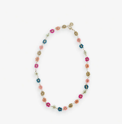 Amanda Rainbow Beaded Necklace