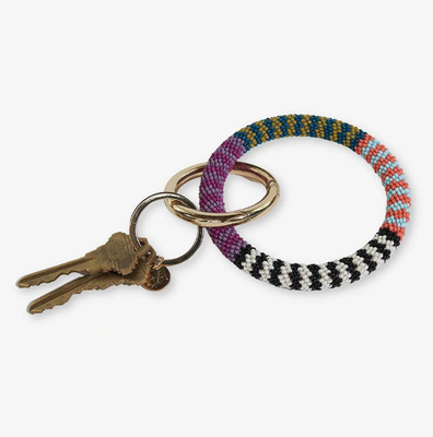Chloe Two Tone Key Ring
