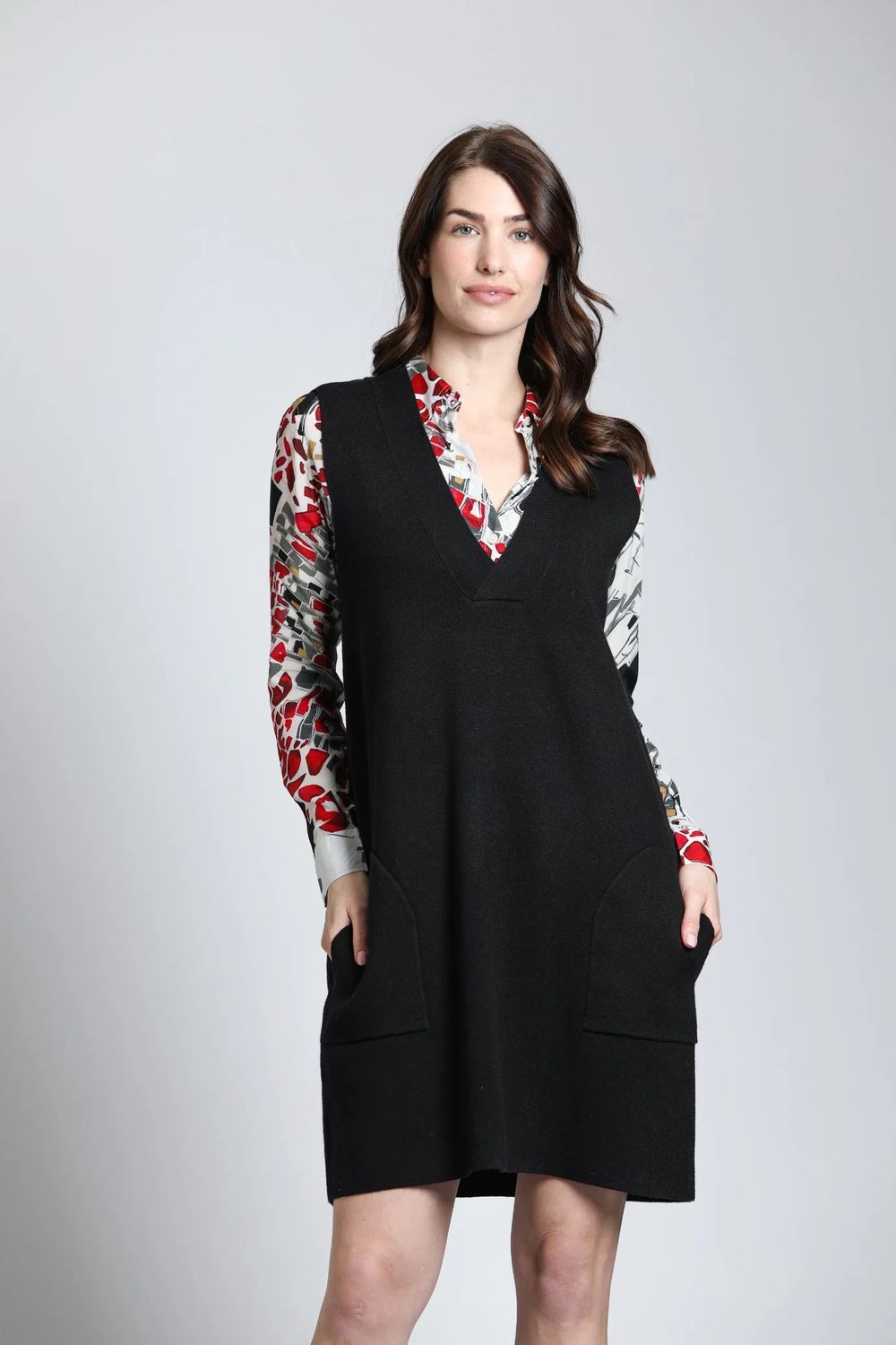Sleeveless Sweater Dress