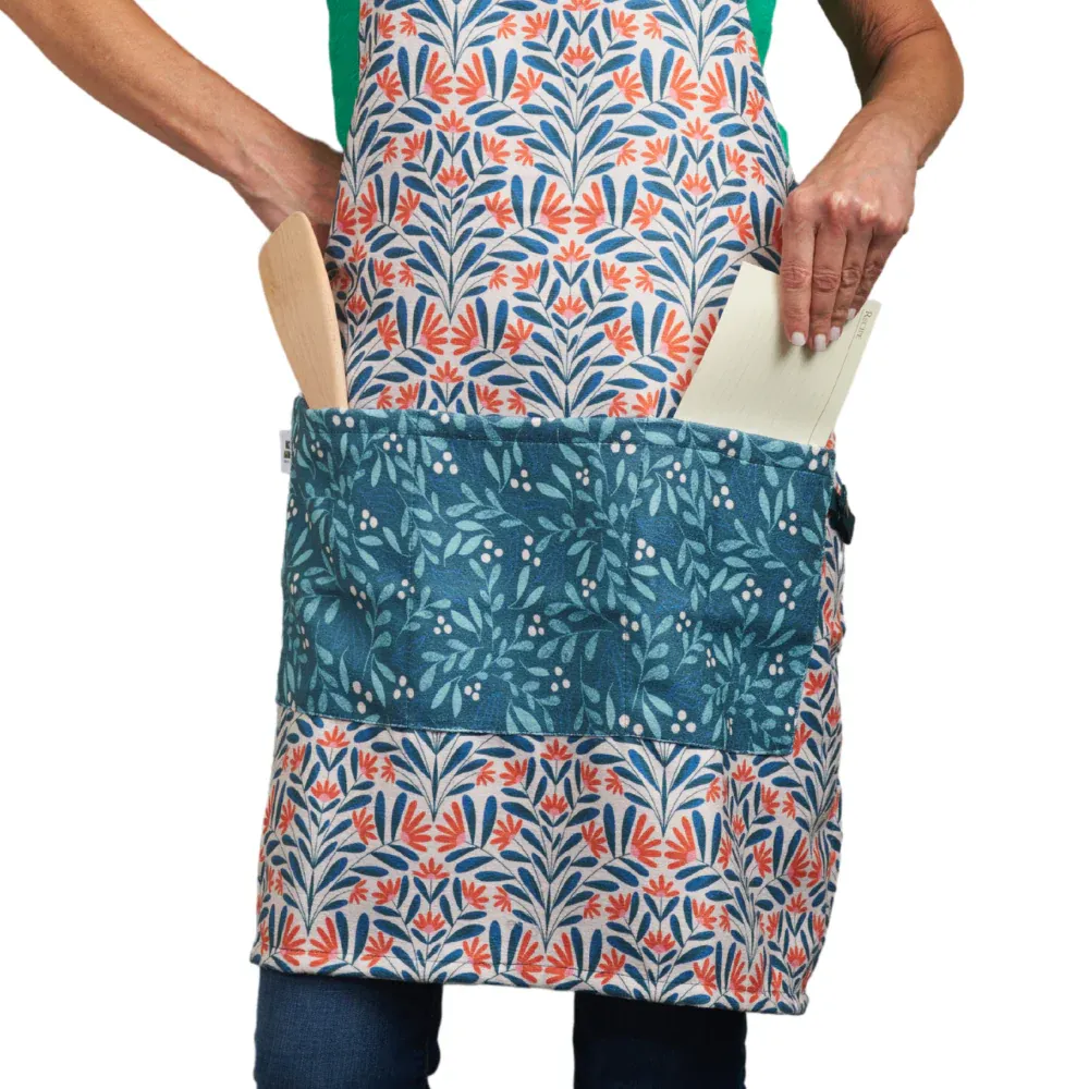 OAH Attach &amp; Go Apron-Flora