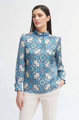 Madrid Print Blouse