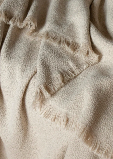 Blissful Bamboo Throw - Beige