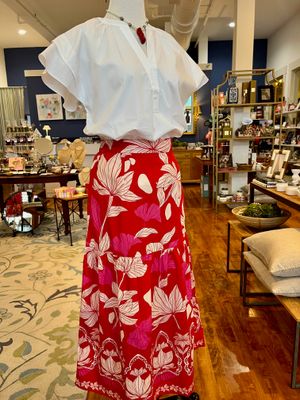 Chilli Floral Ada Skirt