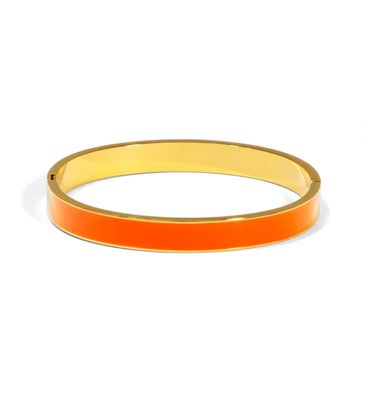 Color Pop Hinged Bangle-Orange Color Pop Hinged Bangle-Orange