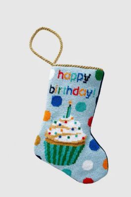 Bauble Stocking-Birthday Blue