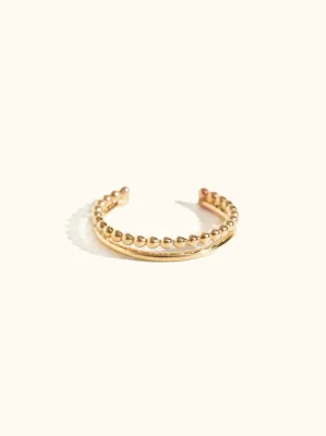 ABLE Double Cuff Ring