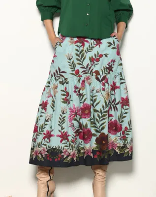 Opal Mosaic Ada Skirt Opal Mosaic Ada Skirt