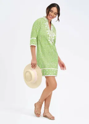 Bennett Tunic Dress-Green