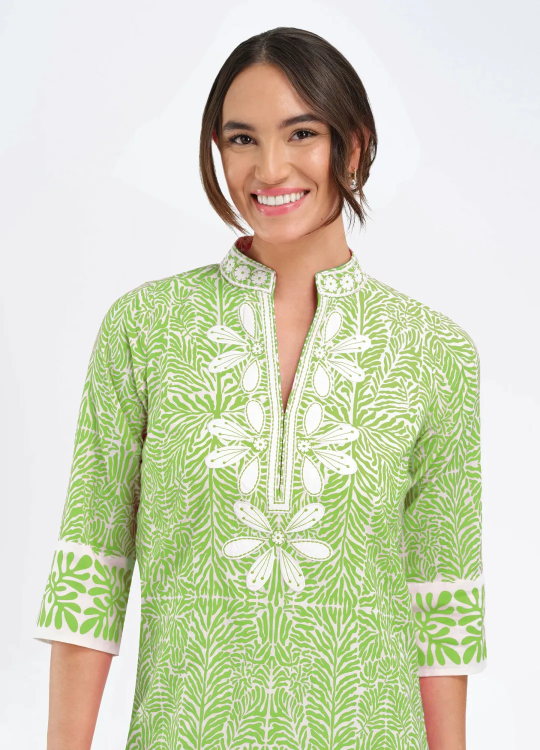 Bennett Tunic Dress-Green Bennett Tunic Dress-Green