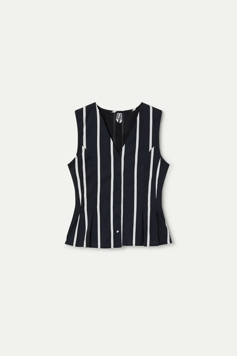 Black Stripe Vest