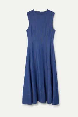 Denim Midi Dress