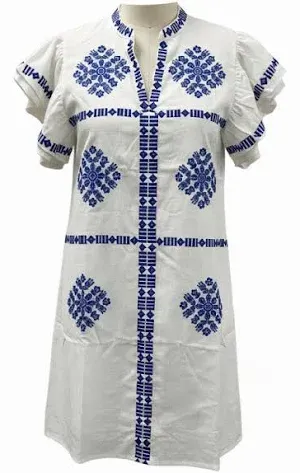 Embroidery SSleeve Dress