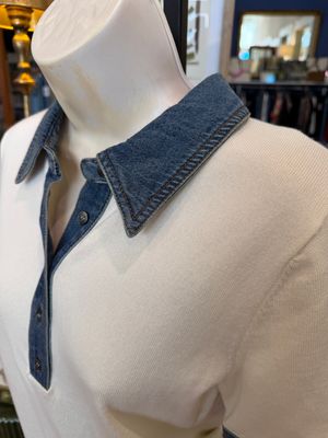 Denim Trim Polo