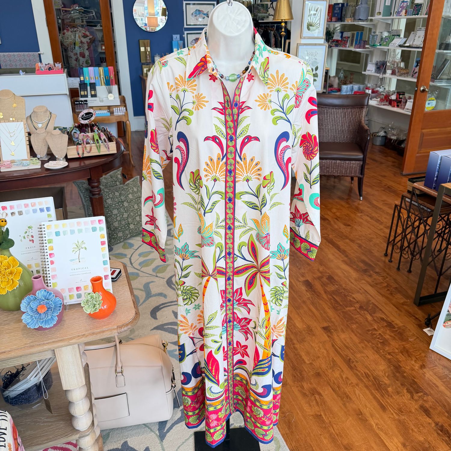 Eliza Coral Island Dress