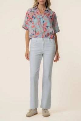 Donna Floral Cropped Top