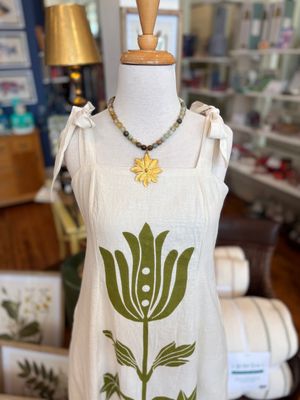 Green Flower Dress