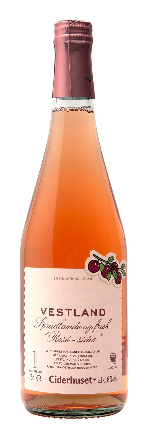 Vestland Sprudlande Rosésider Vestland Sprudlande Rosésider