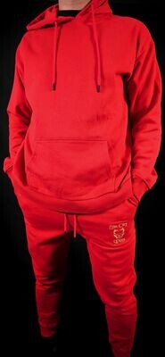 Red Jogger Seat Pants