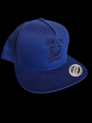 Blue / Black Print Hat