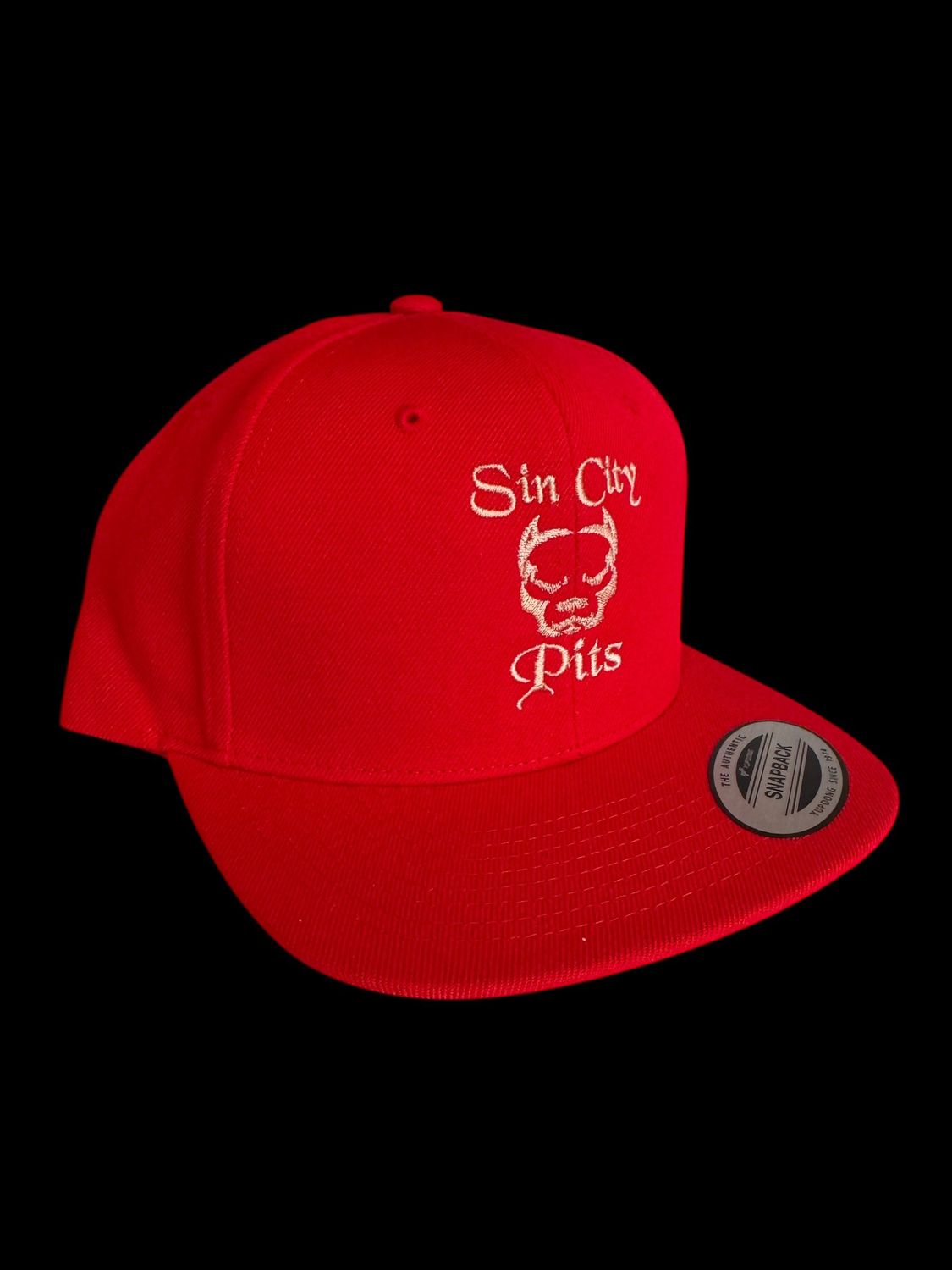 Red / Gold Print Hat
