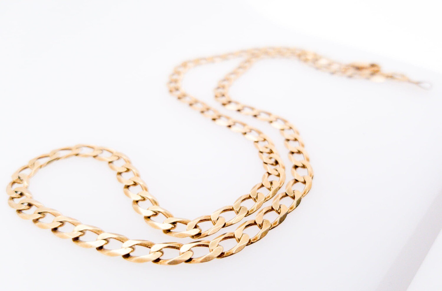 800-100-201203 Gold curb chain 800-100-201203 Gold curb chain