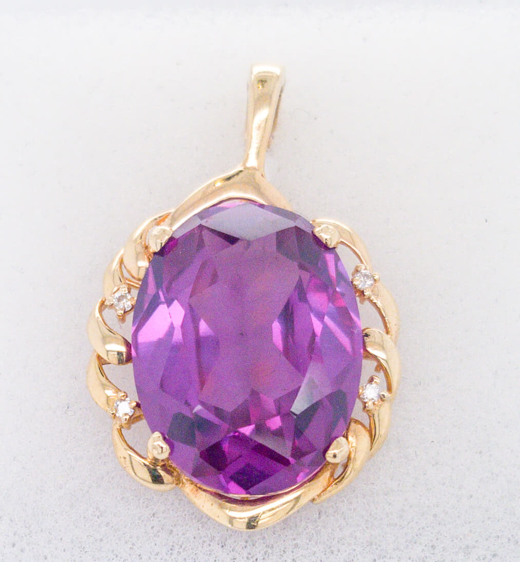 800-100-201203 Amethyst gold pendant 800-100-201203 Amethyst gold pendant